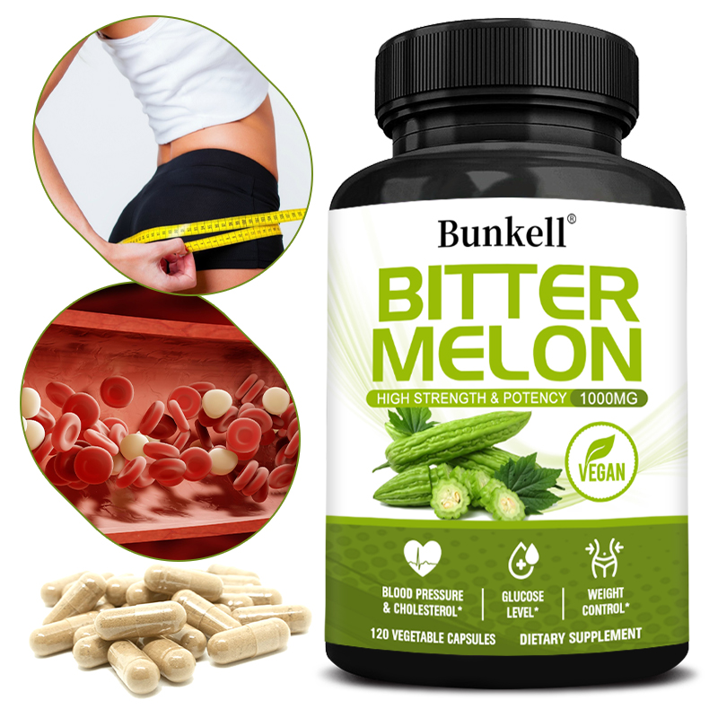 Bitters Bottle Set - Bio-Bittermelonen-Extrakt-Kapseln - Blutzucker-Balance & Fettverbrennung, Entgiftung