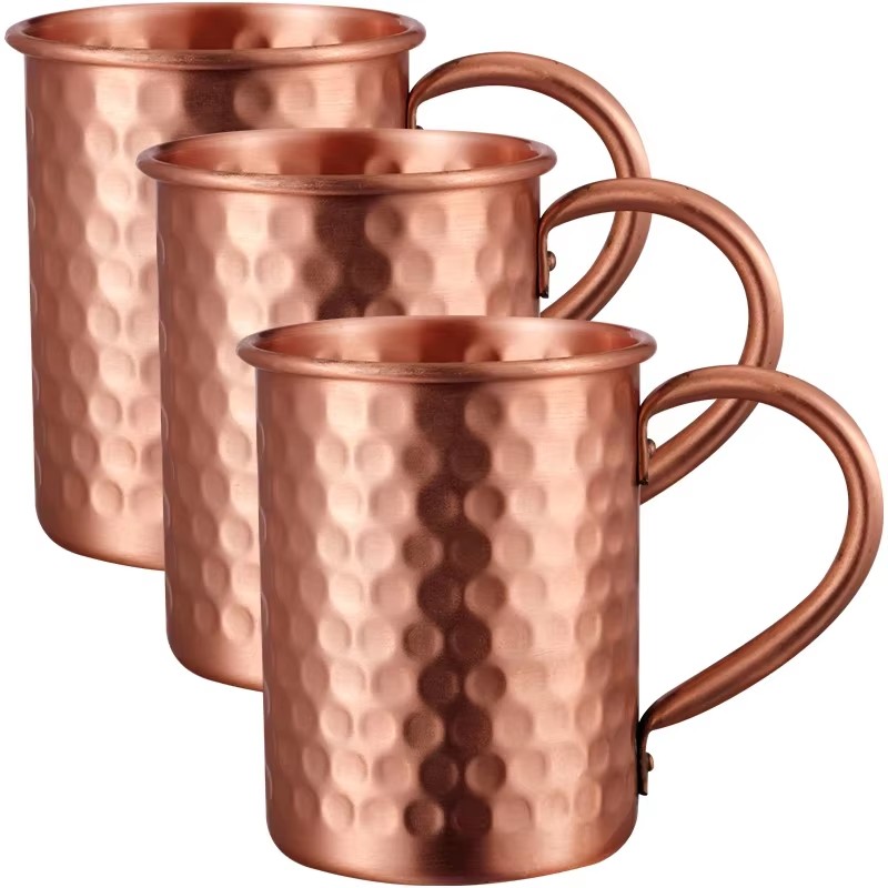 Mule Copper Mug - 100% Kupfer Moscow Mule Becher 1/2/3/4