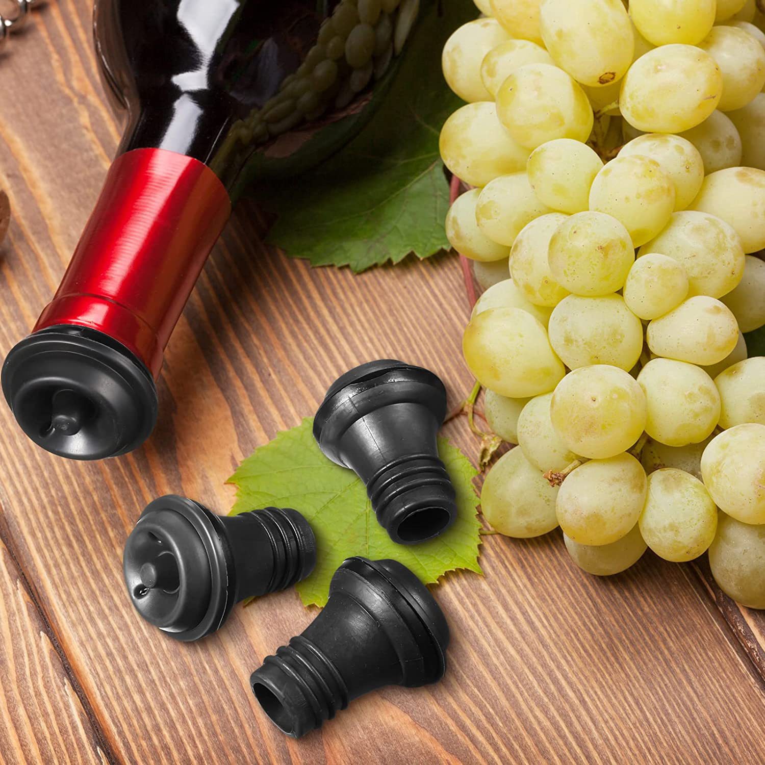 Wine Preservation Pump - Wein-Vakuumpumpe Manuelle Vakuumkonservierungskorken Universeller Luftabsaugkorken für