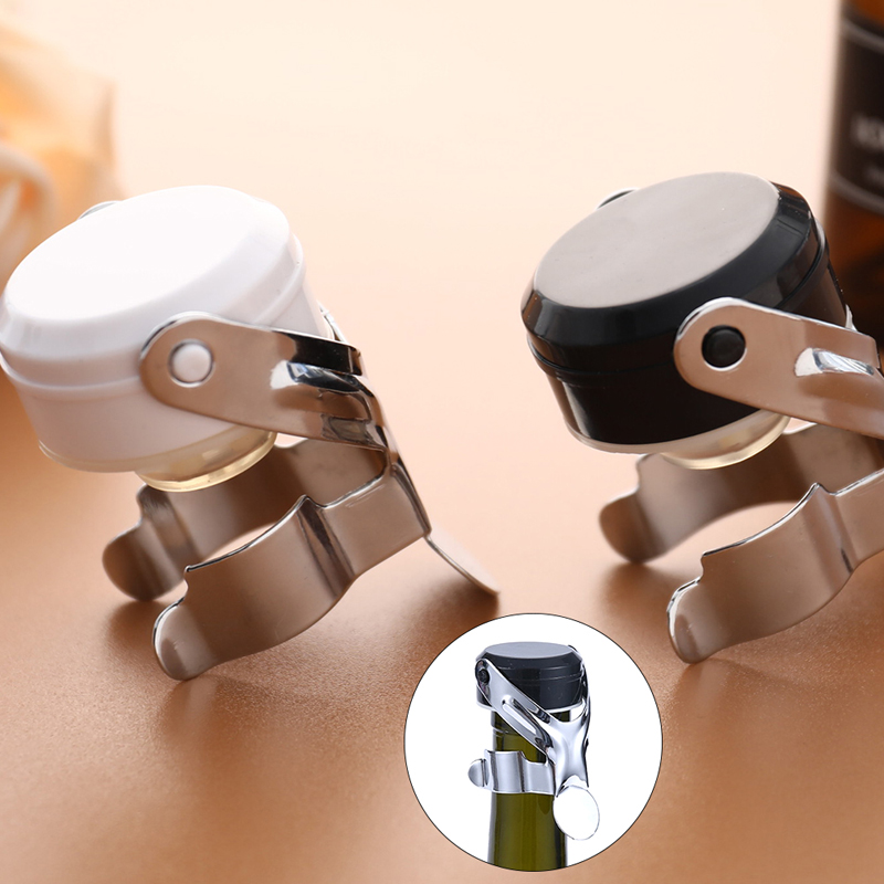 Wine Preservation Pump - Edelstahl Champagner-Verschlusskorken mit integrierter Pumpe für