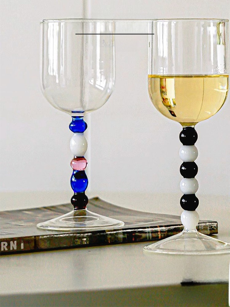 Highball Glass Set - Vietri Mare Vintage Highball-Gläser mit Fuß