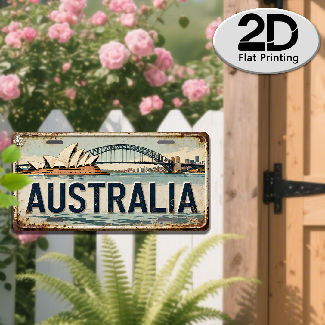Home Bar Sydney - AL Australia Sydney Nummernschild – Vintage,