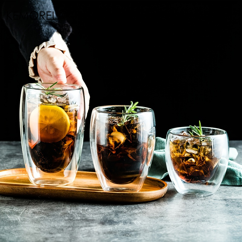 Highball Glass Set - 1 Stück hitze beständige doppelwandige Glass