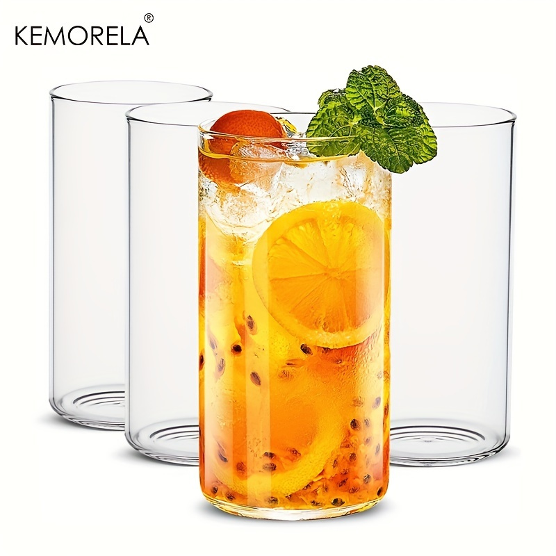 Highball Glass Set - 4 Stück 560/440 ml Trinkgläser, dünne