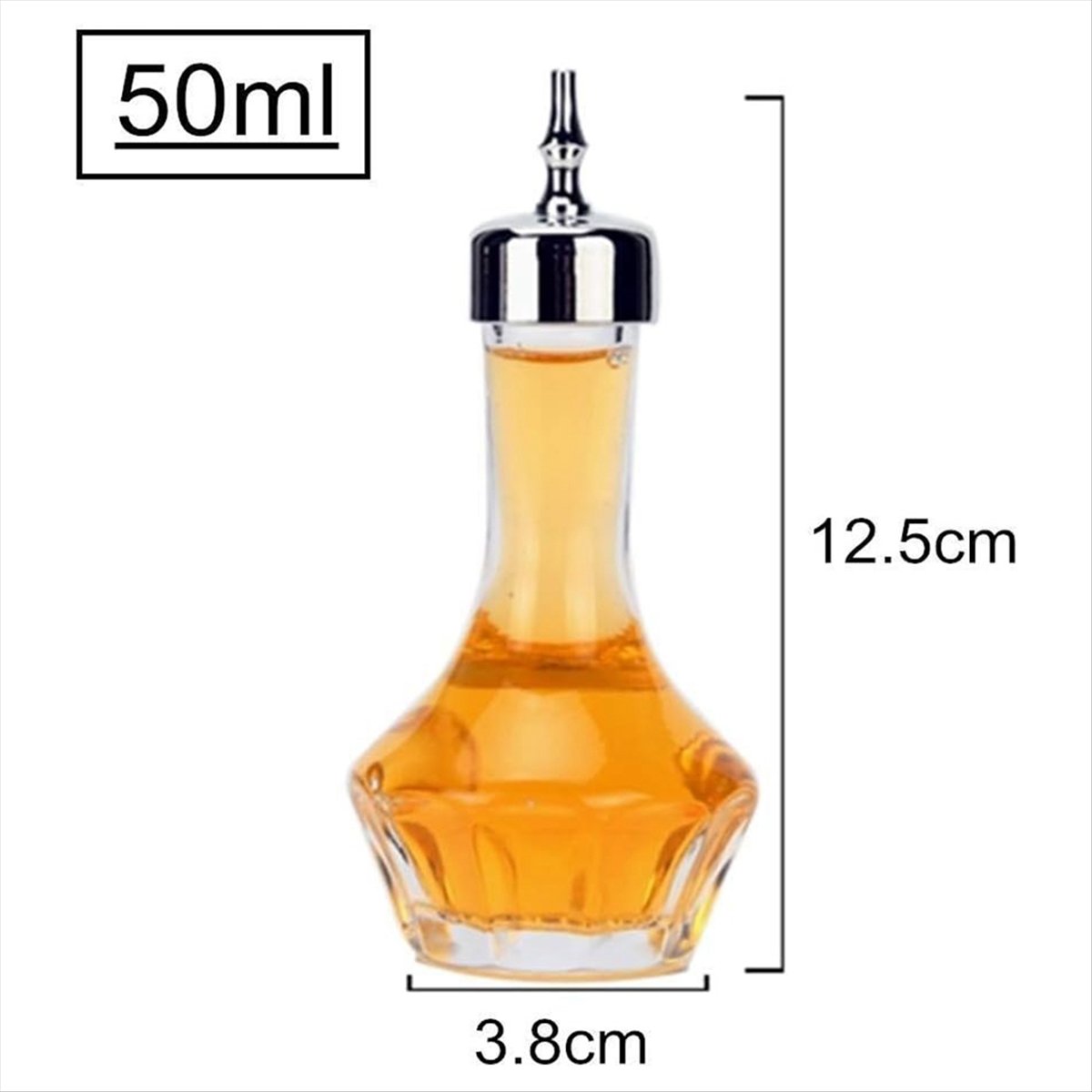 Bitters Bottle Set - REST 6-teiliges Bitters-Flaschenset mit 50ml/1,6oz Glas-Dash-Flaschen