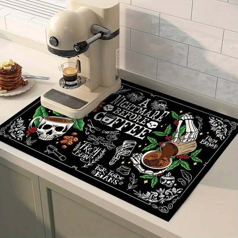 Kaffee Matte Saugfähige Matte  – Bar Mat Rubber Bewertung und Preis