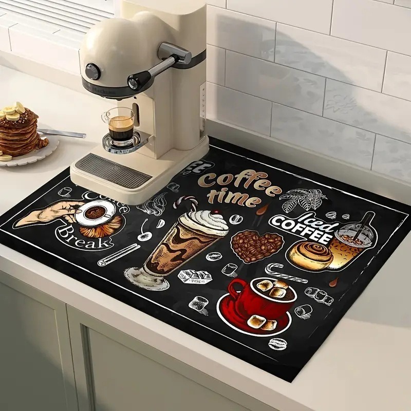 Kaffee Matte Saugfähige Matte  – Bar Mat Rubber Bewertung und Preis