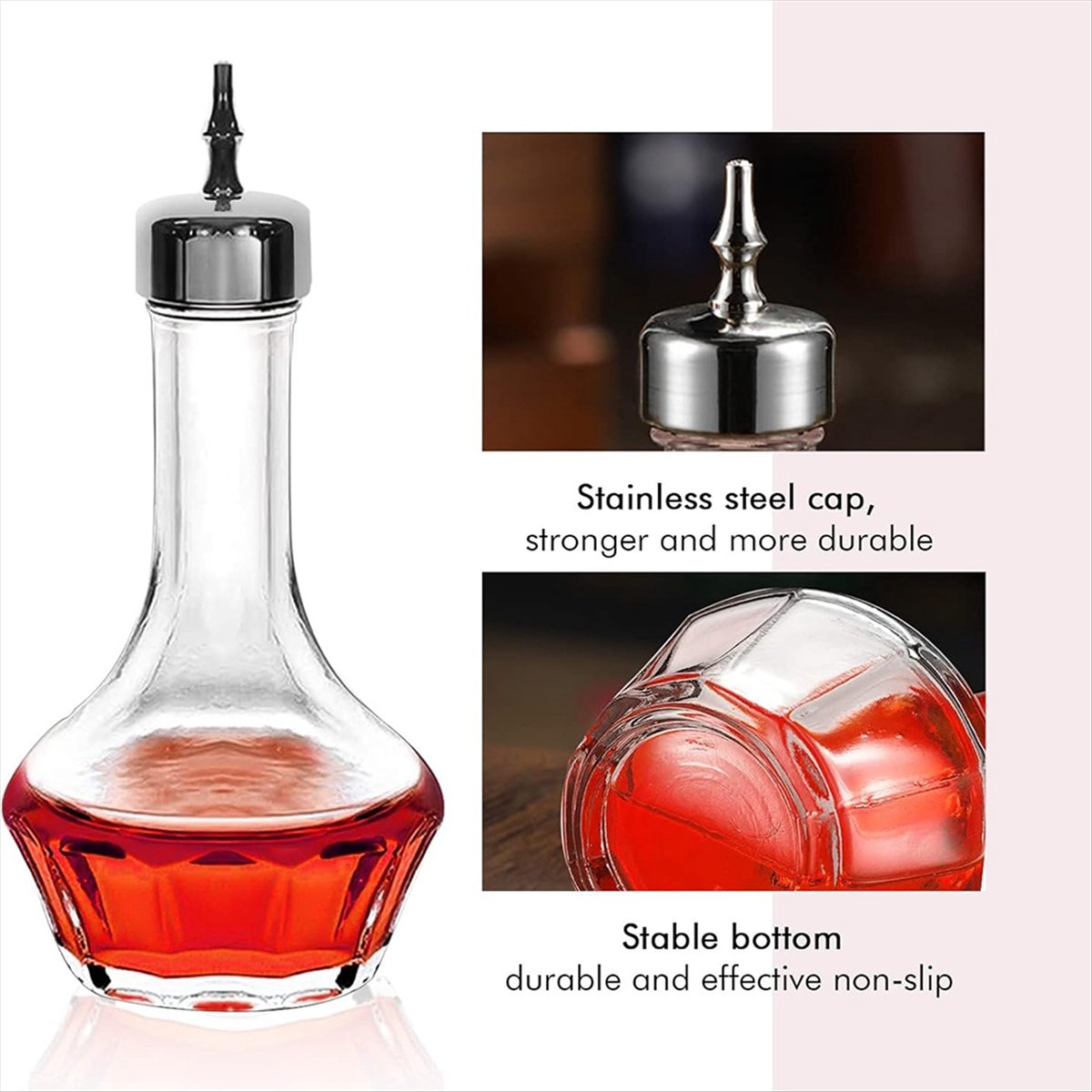 A75K 6-teiliges Bitters-Flasch – Bitters Bottle Set Bewertung und Preis
