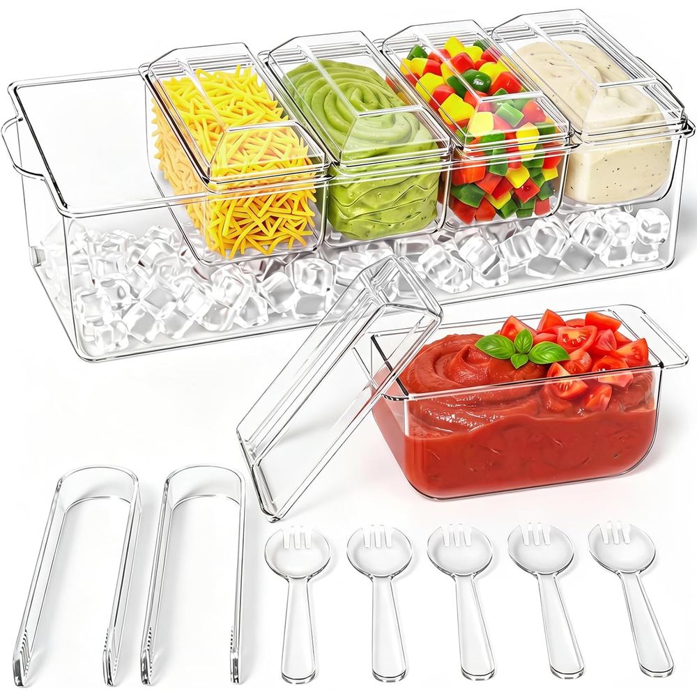 Gewürztablett, gekühlter Servi – Garnish Tray Set Bewertung und Preis