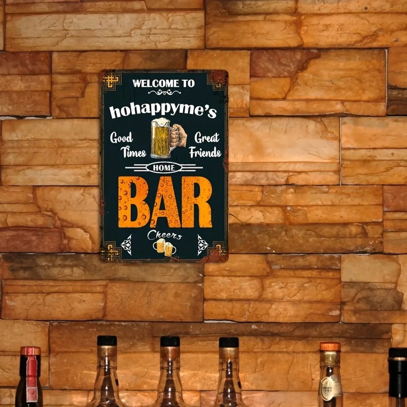 1 Stück personalisierbares Vin – Home Bar Signs Bewertung und Preis