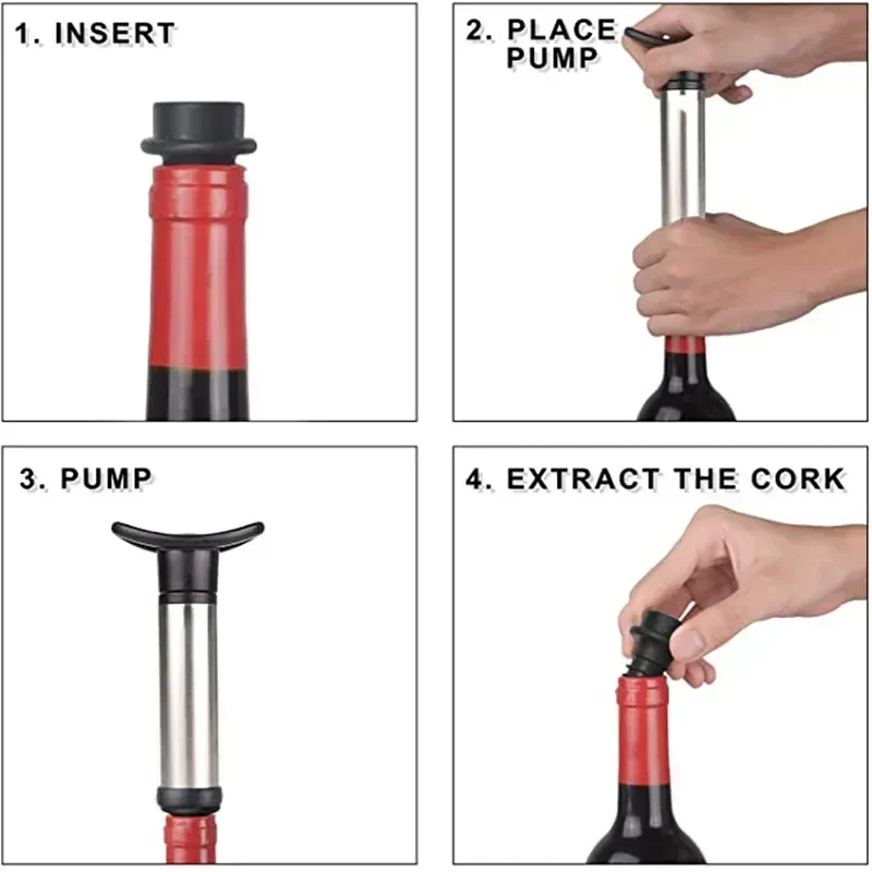 Vakuum-Weinpumpen-Set mit Wein – Wine Preservation Pump Bewertung und Preis