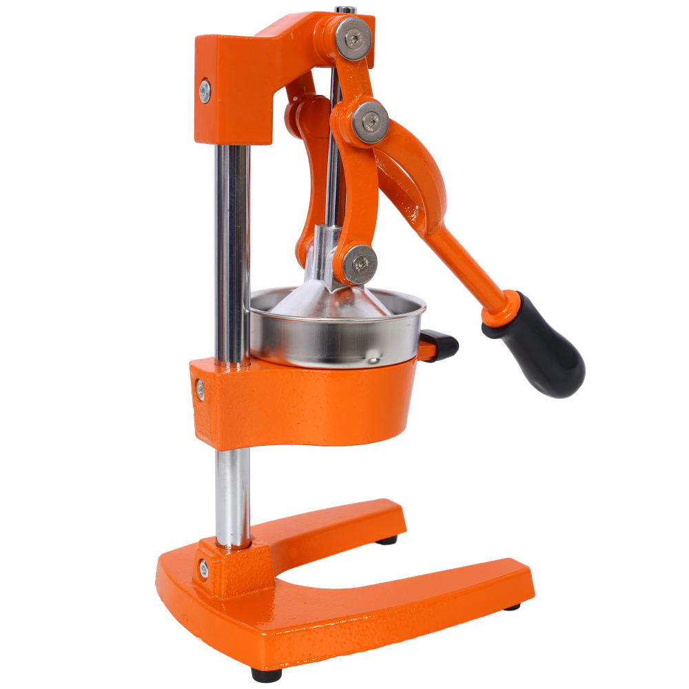 Orangefarbener Gusseisen-Zitru – Citrus Juicer Bar Bewertung und Preis