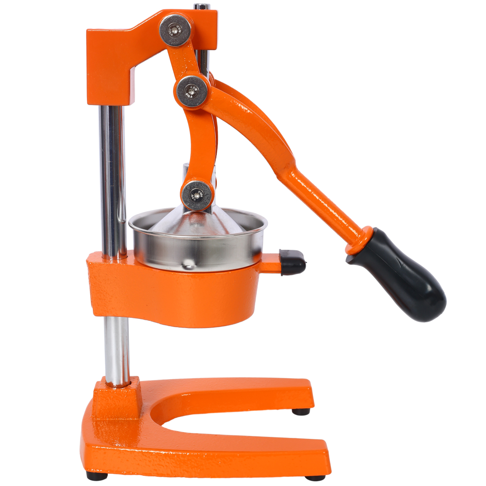 Orangefarbener Gusseisen-Zitru – Citrus Juicer Bar Bewertung und Preis