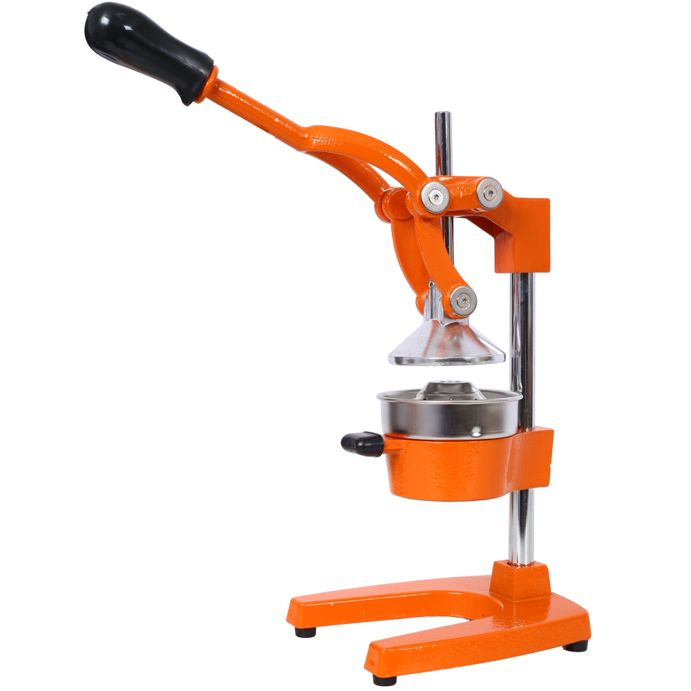 Orangefarbener Gusseisen-Zitru – Citrus Juicer Bar Bewertung und Preis