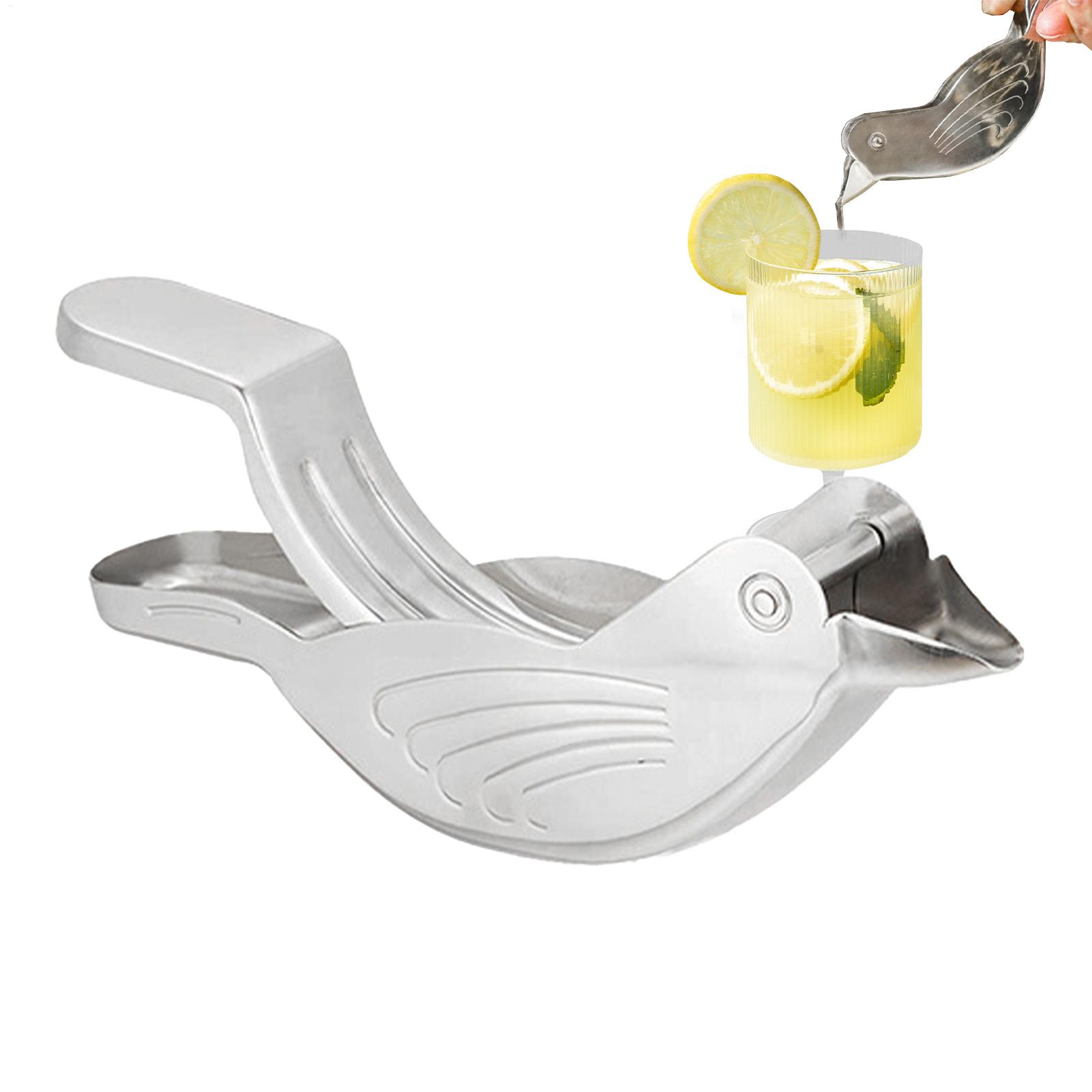 Silberne Vogelform-Zitronenpre – Citrus Juicer Bar Bewertung und Preis