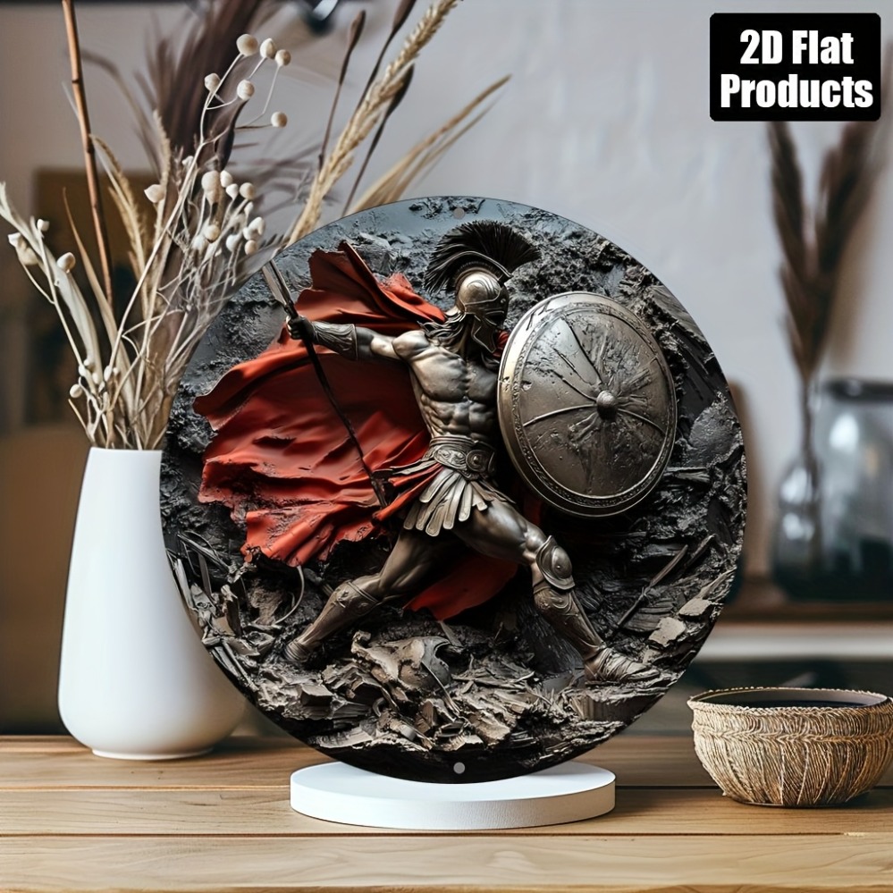 Spartan Warrior Round, ein kla – Home Bar And Kitchen Bewertung und Preis