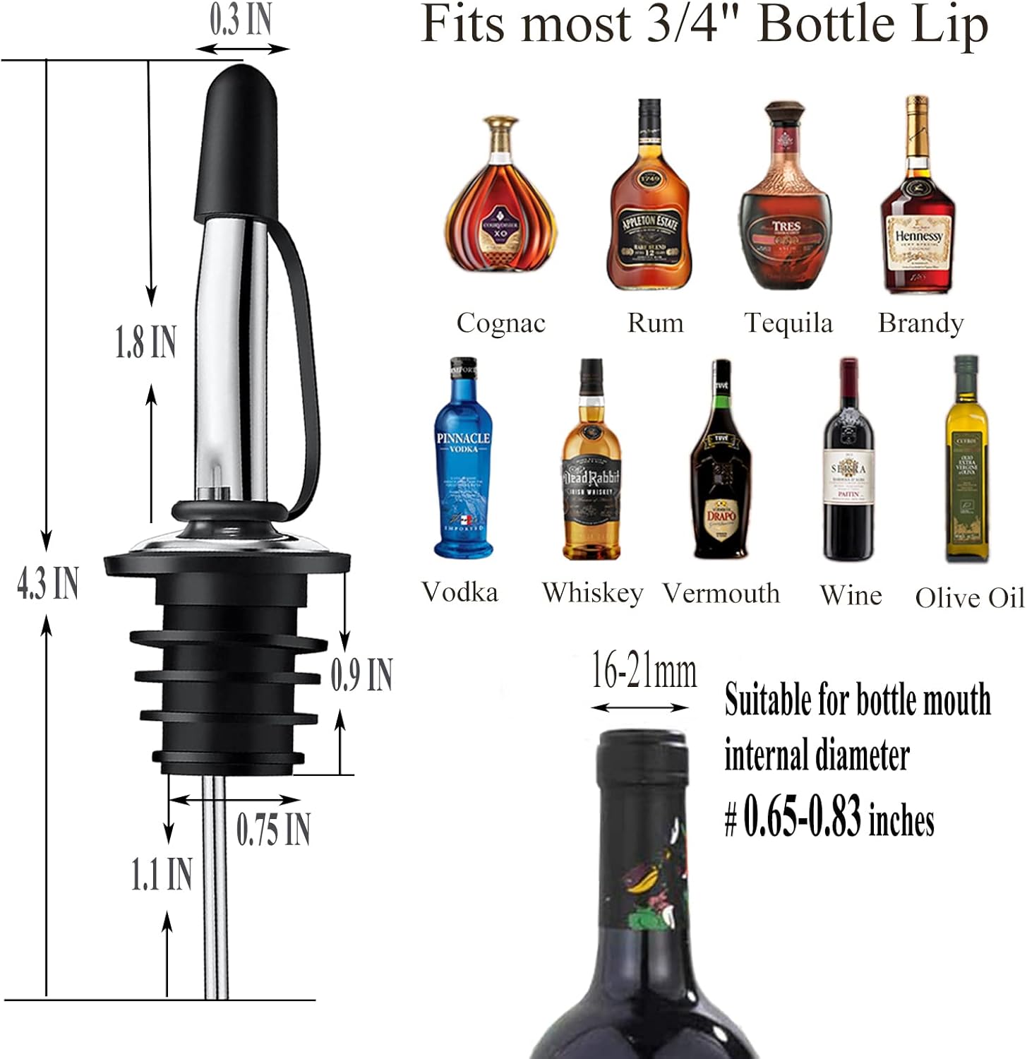 12er-Pack Ausgießer mit Staubs – Speed Pourer Cap Bewertung und Preis