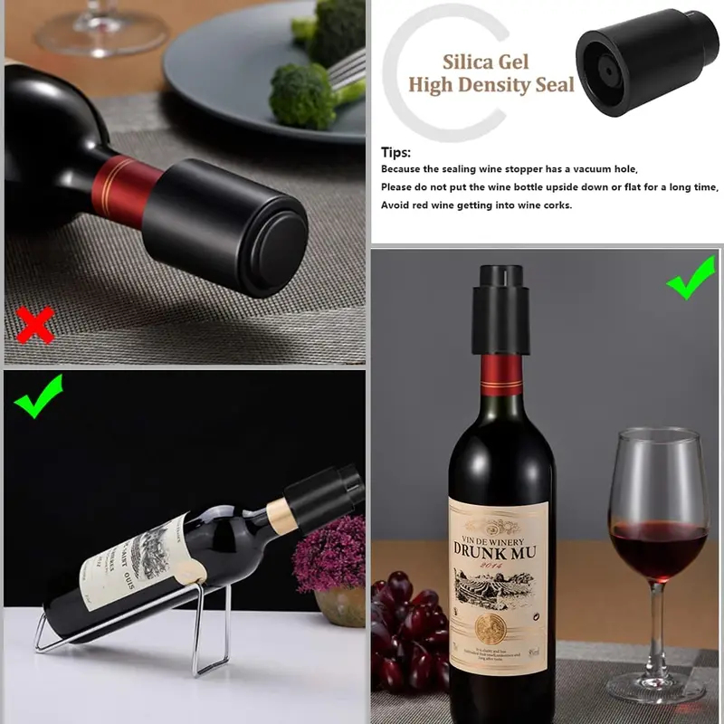 Vakuum-Weinflaschenverschluss, – Wine Preservation Pump Bewertung und Preis