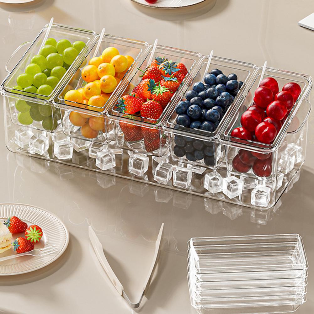 Taco-Bar Servierset für Partys – Garnish Tray Set Bewertung und Preis