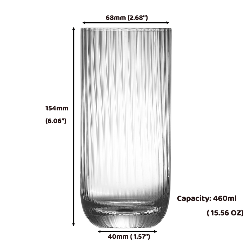 Bleifreies, kreatives Kristall – Highball Glass Set Bewertung und Preis
