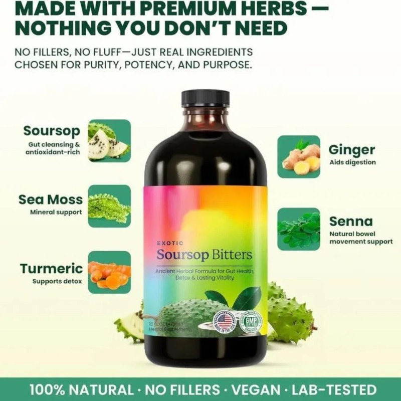 Soursop Bittergetränk 16 Fl Oz – Bitters Bottle Set Bewertung und Preis