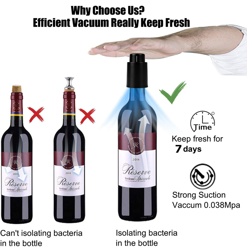 LMETJMA Weinflaschenverschlüss – Wine Preservation Pump Bewertung und Preis